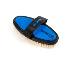 Ezi-Groom Grip Body Brush With Goat Hair