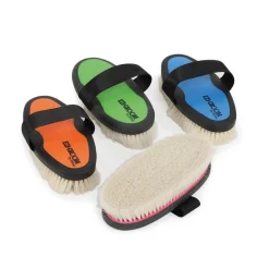 Ezi-Groom Grip Body Brush With Goat Hair