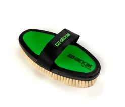 Ezi-Groom Grip Body Brush With Goat Hair