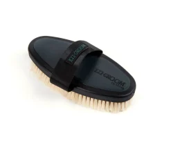 Ezi-Groom Grip Body Brush With Goat Hair