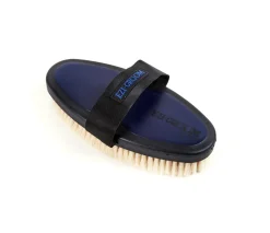 Ezi-Groom Grip Body Brush With Goat Hair