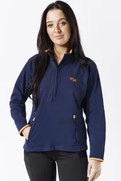 Firefoot Ladies Half Zip Sport Top