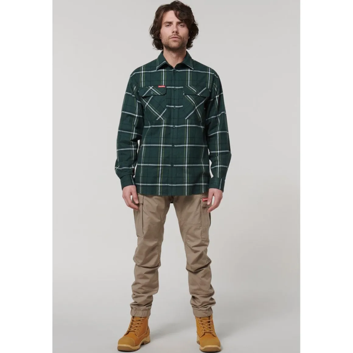 Hard Yakka Men Core Flannel Shirt