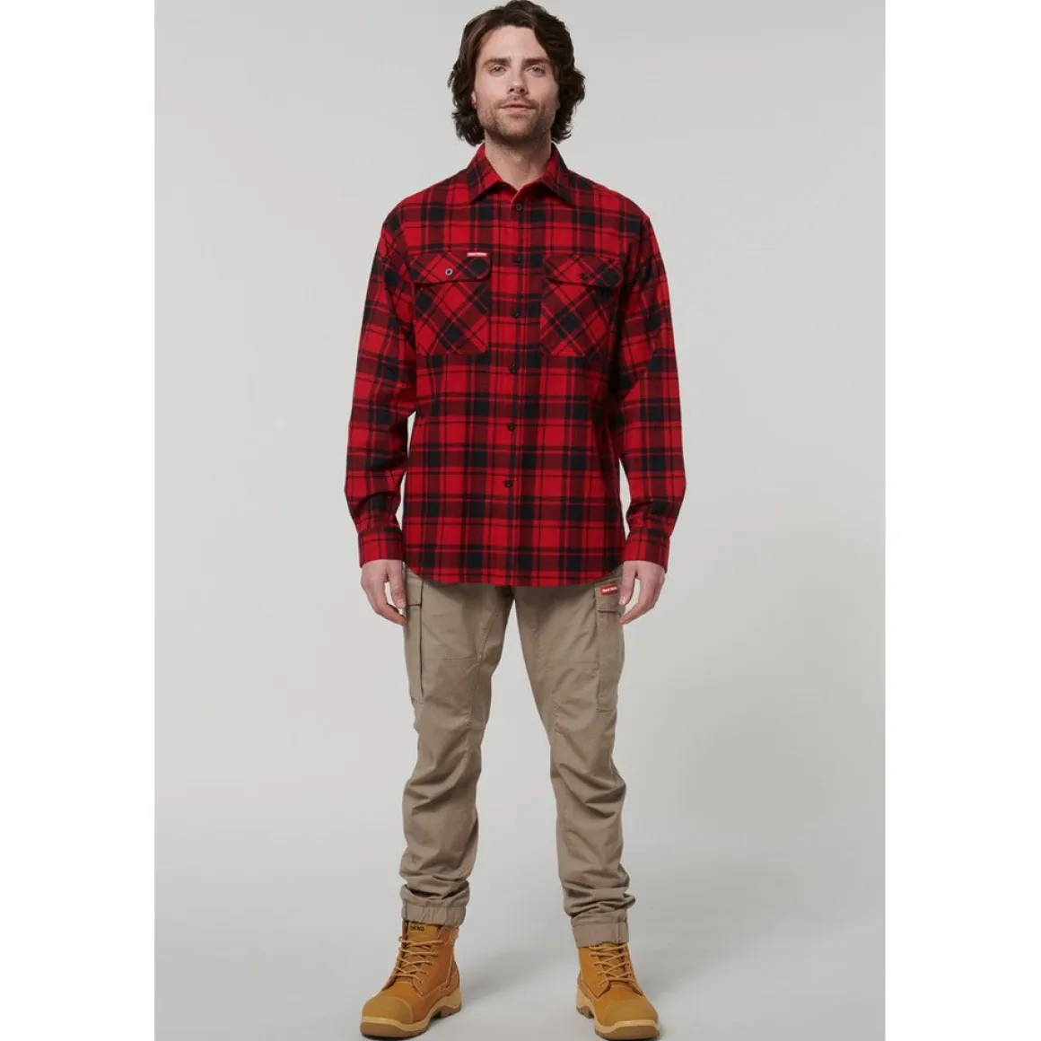 Hard Yakka Men Core Flannel Shirt