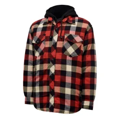 Hard Yakka Men Quilted Flannel Shacket