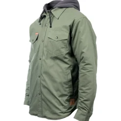 Hard Yakka Men Quilted Solid Shacket
