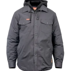 Hard Yakka Men Quilted Solid Shacket