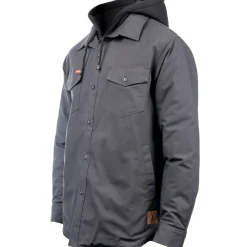 Hard Yakka Men Quilted Solid Shacket