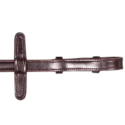 Henry James Bio Grip Hybrid Rubber Reins with Leather Stoppers