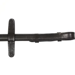 Henry James Large Pimple Hybrid Rubber Reins With Leather Stoppers