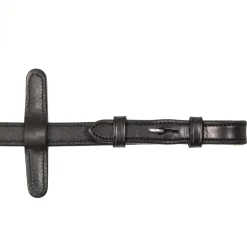 Henry James Large Pimple Hybrid Rubber Reins With Leather Stoppers