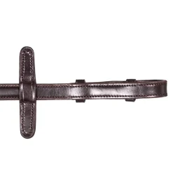 Henry James Large Pimple Hybrid Rubber Reins With Leather Stoppers