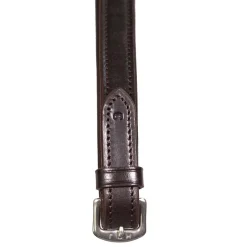 Henry James Large Pimple Hybrid Rubber Reins With Leather Stoppers