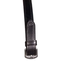 Henry James Small Pimple Hybrid Rubber Reins With Leather Stoppers