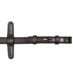 Henry James V-Grip Hybrid Rubber Reins With Leather Stoppers
