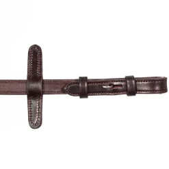 Henry James V-Grip Hybrid Rubber Reins With Leather Stoppers