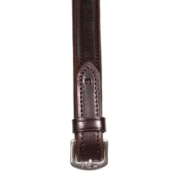Henry James V-Grip Hybrid Rubber Reins With Leather Stoppers