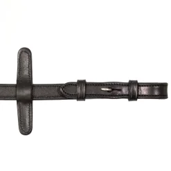 Henry James Xtreme Eventer Hybrid Rubber Reins With Leather Stoppers