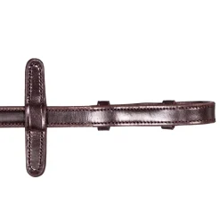 Henry James Xtreme Eventer Hybrid Rubber Reins With Leather Stoppers