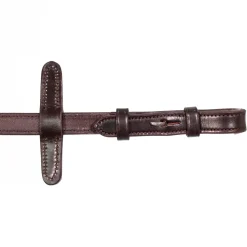 Henry James Xtreme Eventer Hybrid Rubber Reins With Leather Stoppers