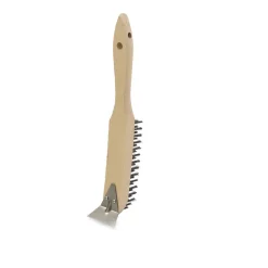 Hillbrush Trade Wire Scratch Brush With Scraper