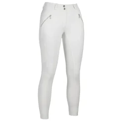 HKM Children's Silicone Full Seat Riding Breeches -Lia High Waist-