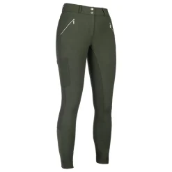 HKM Children's Silicone Full Seat Riding Breeches -Lia High Waist-