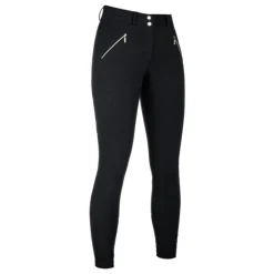 HKM Children's Silicone Full Seat Riding Breeches -Lia High Waist-