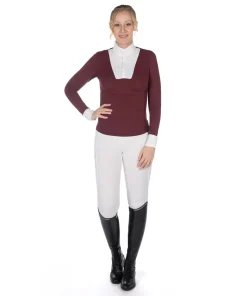 HKM Women's Long Sleeve Competition Shirt -Virginia-