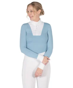 HKM Women's Long Sleeve Competition Shirt -Virginia-