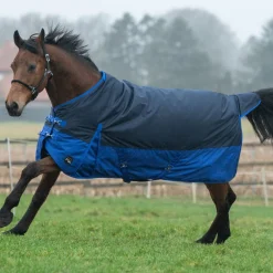 HKM 600D Fleece Lined Turnout Rug -Chester-