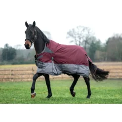 HKM 600D 300g High Neck Turnout Rug -Yukon-