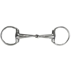 HKM Eggbutt 18mm Stainless Steel Snaffle Anatomic