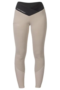 HKM Ladies Silicone Full Seat Riding Leggings -Limone-