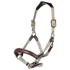 HKM Leather & Nylon Head Collar -Luna-