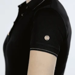 HKM Rose-Gold Glamour Style Polo Shirt