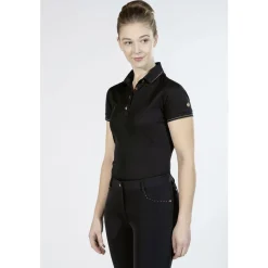 HKM Rose-Gold Glamour Style Polo Shirt