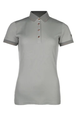 HKM Rose-Gold Glamour Style Polo Shirt