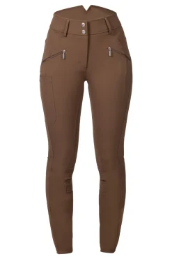 HKM Women's Silicone Full Seat Riding Breeches -Lia High Waist-