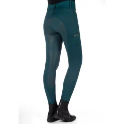 HKM Women's Silicone Full Seat Riding Tights -Livigno-