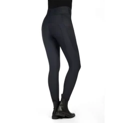 HKM Women's Silicone Knee Patch Riding Leggings -Jil High Waist-