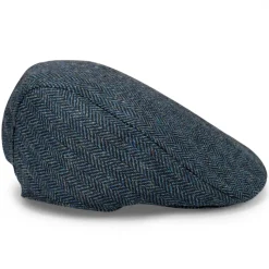 Hoggs of Fife Herringbone Waterproof Tweed Cap
