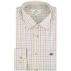 Hoggs of Fife Inverness Men's Cotton Tattersall Shirt