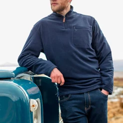 Hoggs of Fife Islander Men's Micro-Fleece Sweater