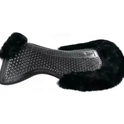 Horsena Regular Dressage Gel Pad with Rolled Edge Real Sheepskin