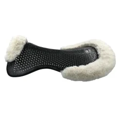Horsena Regular Dressage Gel Pad with Rolled Edge Real Sheepskin