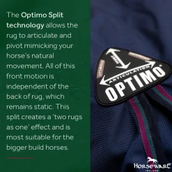 Horseware Irelanc Rambo Optimo Turnout (0g Outer with 400g Liner)