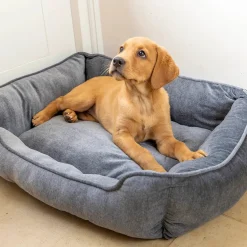 House of Paws Velvet Square Bed
