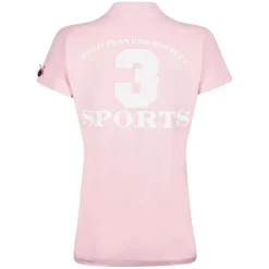 HV Polo Favouritas EQ Pink Short Sleeve Polo Shirt