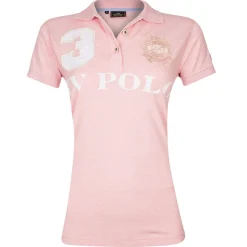 HV Polo Favouritas EQ Pink Short Sleeve Polo Shirt